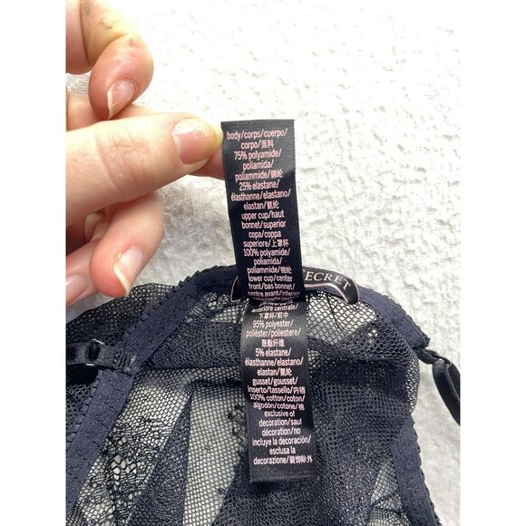 Victorias Secret Leopard Lace Mesh Bodysuit #7039 - Picture 6 of 6